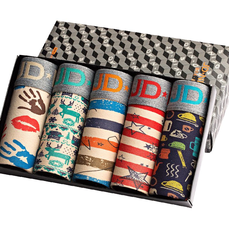 Boxer Brief Pack Cotton - Biancheria intima calda da uomo in