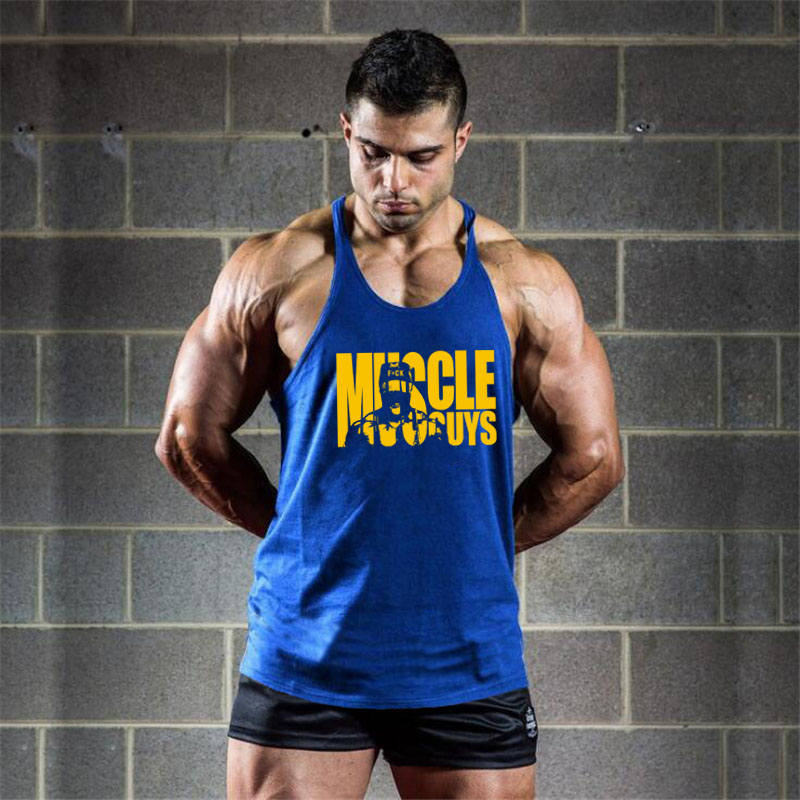 Sleeveless Undershirt - Canotte da Palestra in Cotone Muscleguys
