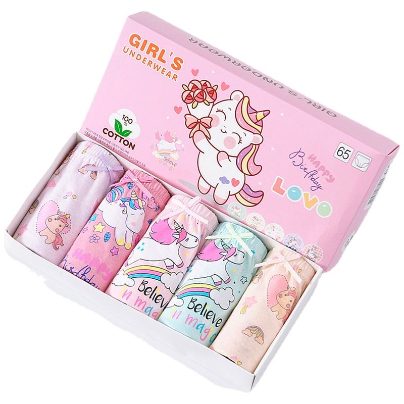 Multi Pack Underwear - 5 pezzi/lotto biancheria intima per ragazza