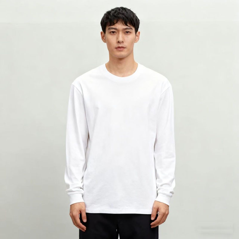 Undershirt Crew Neck - Maglietta da Uomo in Cotone Pesante